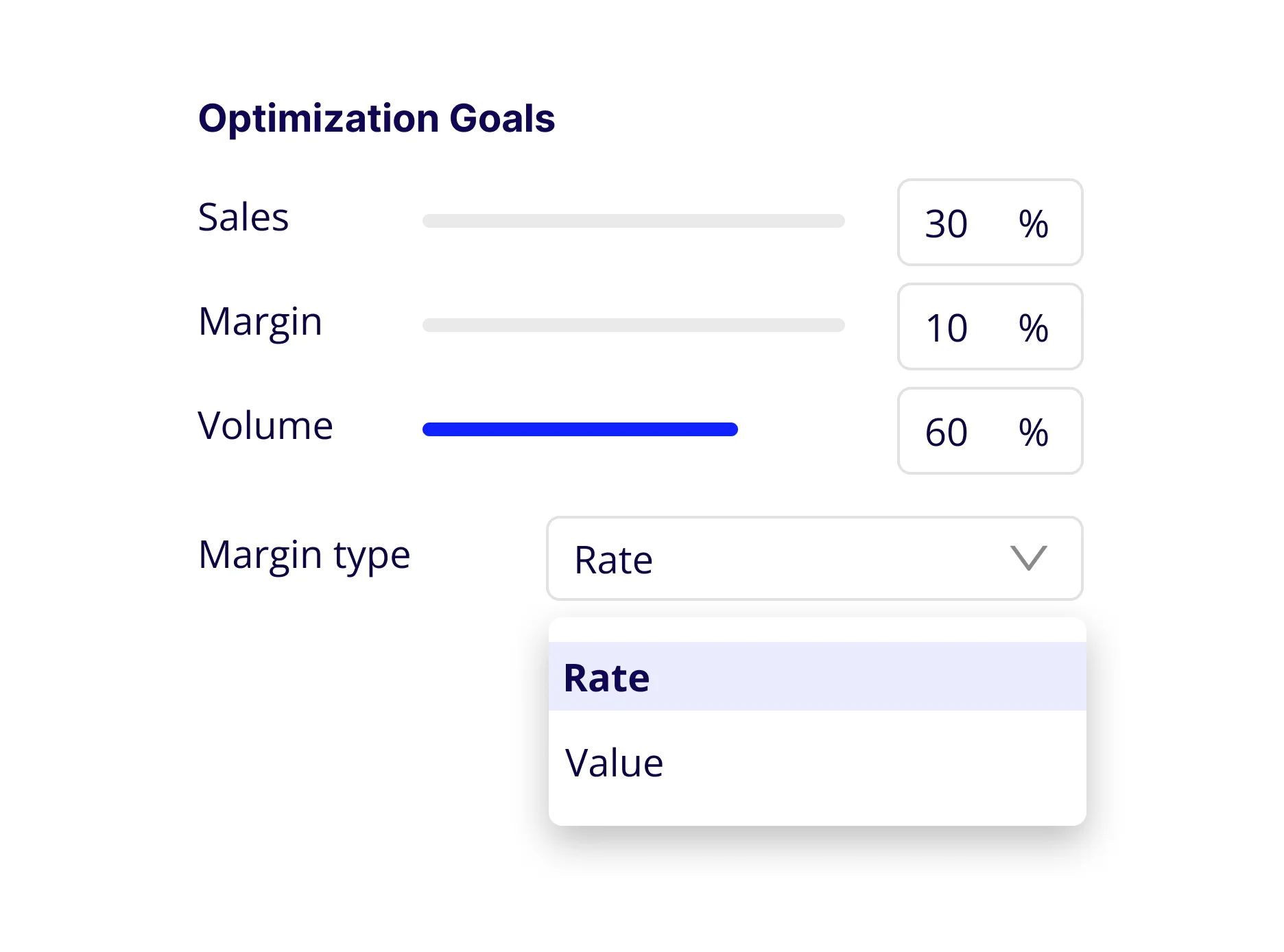 Improve sales, margins, and volume with the power of AI, all while maintaining complete control.  Our transparent preference system management  keeps you in the driver's seat, allowing you to refine the AI's suggestions for a truly customized assortment.